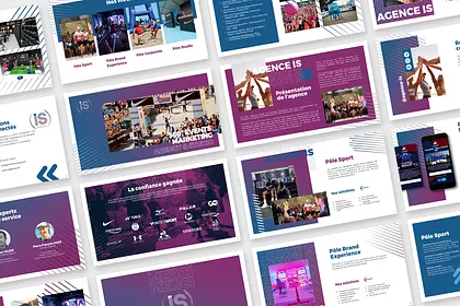 agence digital blob.blue presentation PowerPoint Google Slide
